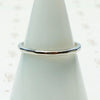 Retro Faceted Platinum Wedding Band