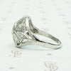 Edwardian Diamond & Filigree Bombé Ring
