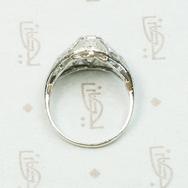 Edwardian Diamond & Filigree Bombé Ring