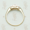 Gorgeous Geometric Two Tone Diamond Ring