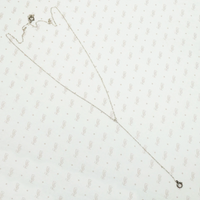 Delicate Silver Lorgnette Chain