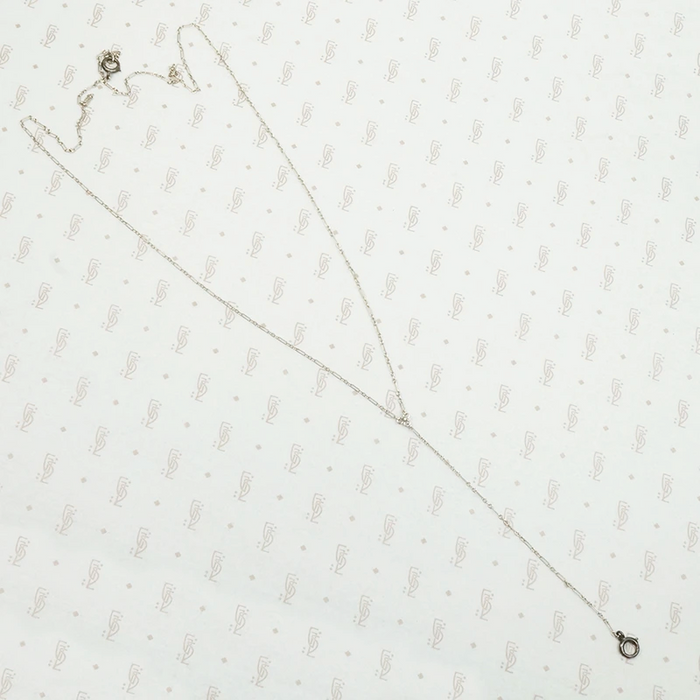 Delicate Silver Lorgnette Chain