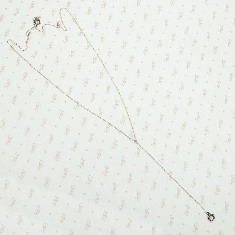 Delicate Silver Lorgnette Chain