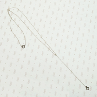 Delicate Silver Lorgnette Chain