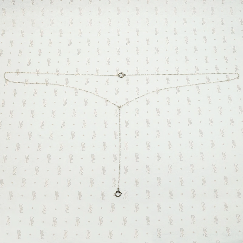 Delicate Silver Lorgnette Chain