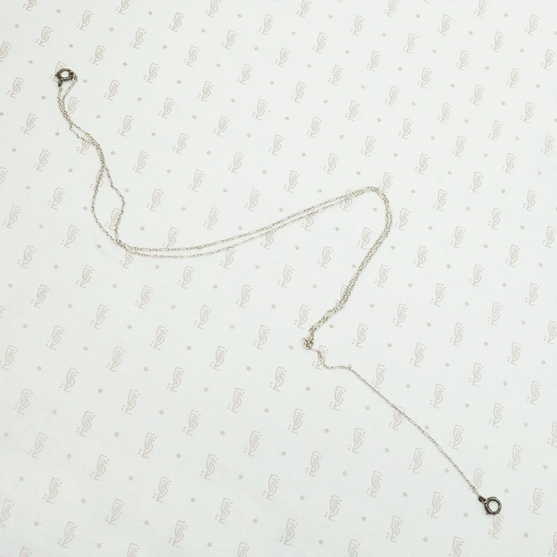 Delicate Silver Lorgnette Chain