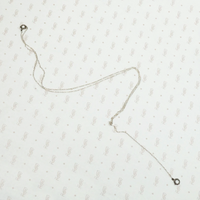 Delicate Silver Lorgnette Chain