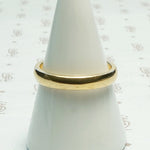 Chubby 1950s Yellow Gold Wedding Band