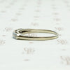 Seven Diamond White Gold Wedding Band