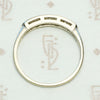 Seven Diamond White Gold Wedding Band