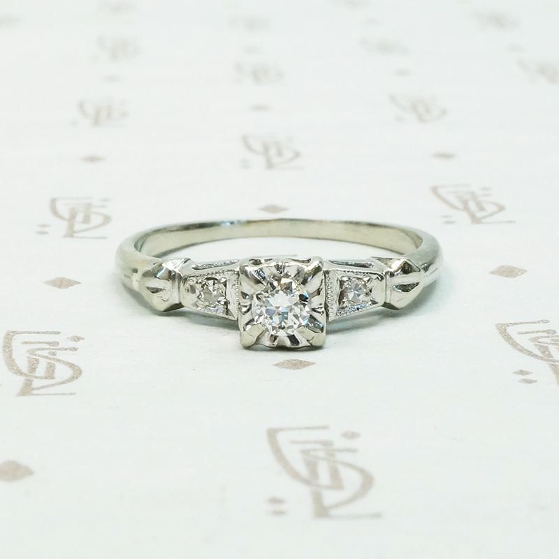 Sweet 1950s Diamond Engagement Ring