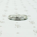 Classic Mid Century Baguette Diamond Band