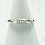 Classic Mid Century Baguette Diamond Band
