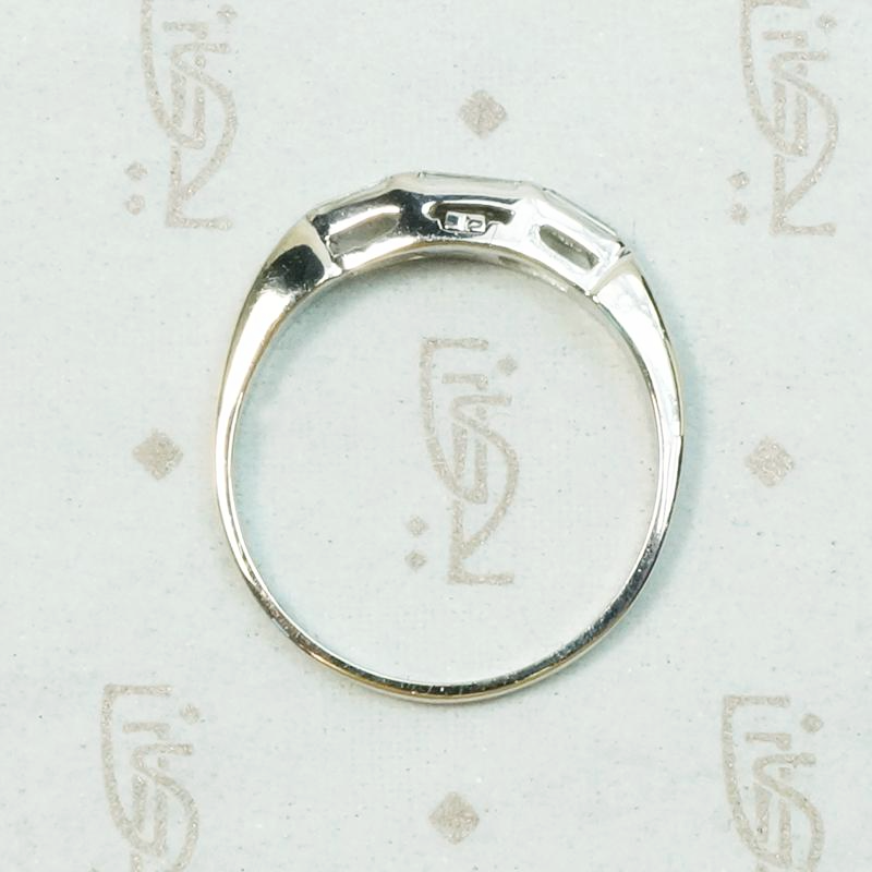 Classic Mid Century Baguette Diamond Band