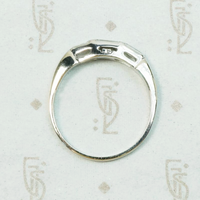 Classic Mid Century Baguette Diamond Band