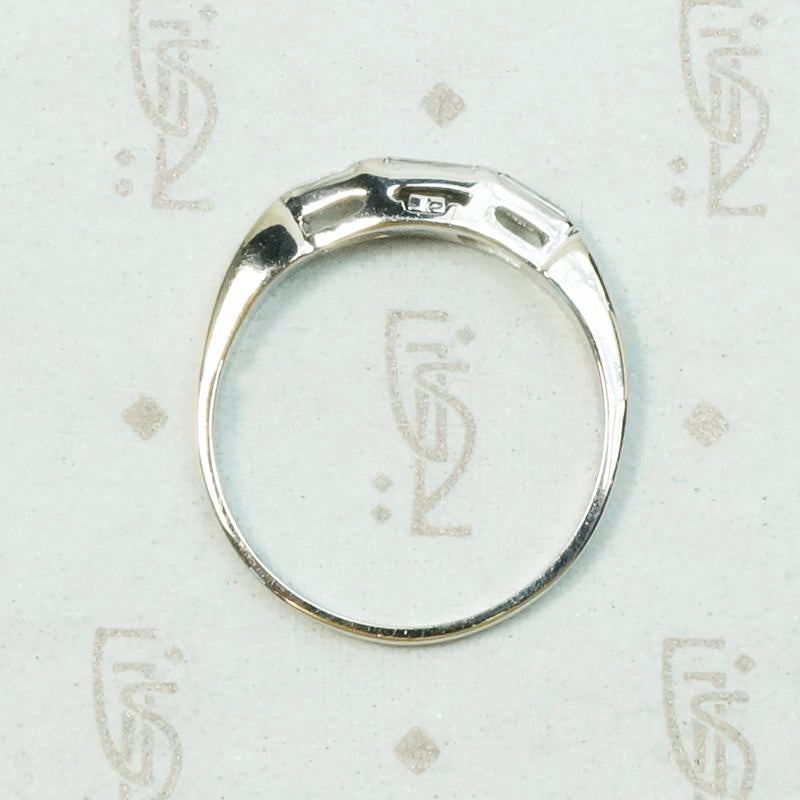 Classic Mid Century Baguette Diamond Band