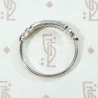 Superb Double Diamond Platinum Band by Granat Bros.