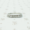 Sparkling Diamond Band in White Gold
