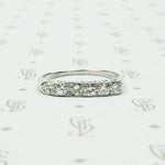 Sparkling Diamond Band in White Gold