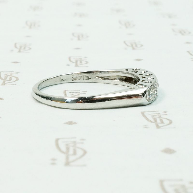 Sparkling Diamond Band in White Gold