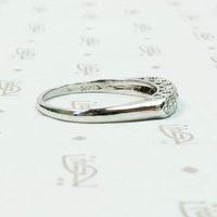 Sparkling Diamond Band in White Gold