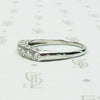 Sparkling Diamond Band in White Gold