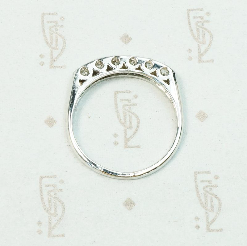 Sparkling Diamond Band in White Gold