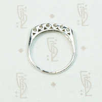 Sparkling Diamond Band in White Gold