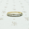 Two Tone Channel Set Diamond Band