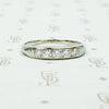 Refined Diamond Band in 18k White Gold