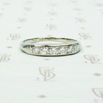 Refined Diamond Band in 18k White Gold