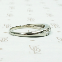 Refined Diamond Band in 18k White Gold