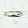 Refined Diamond Band in 18k White Gold
