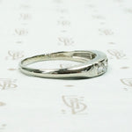 Refined Diamond Band in 18k White Gold