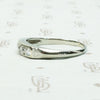 Refined Diamond Band in 18k White Gold