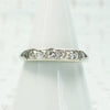 Refined Diamond Band in 18k White Gold