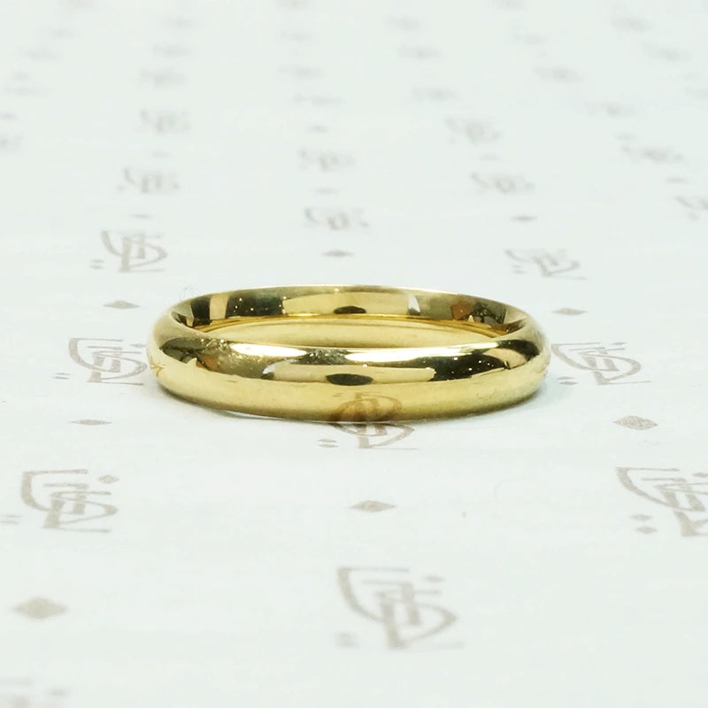 Excellent Quality European 18k Gold Band 