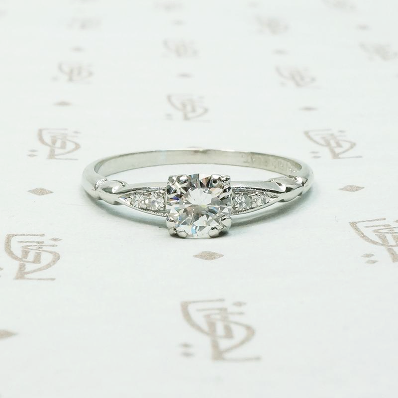 Classic Engagement Ring with Lovely Soft Details