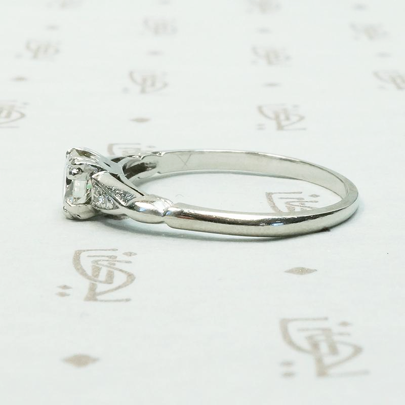 Classic Engagement Ring with Lovely Soft Details