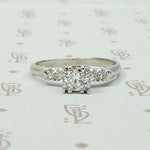 Timeless & Elegant Platinum Diamond Engagement Ring