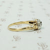 Pretty 1930s Engraved Diamond Engagement Ring