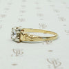 Pretty 1930s Engraved Diamond Engagement Ring