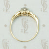 Pretty 1930s Engraved Diamond Engagement Ring