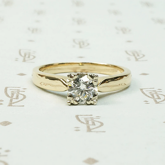 Classic Diamond Solitaire Engagement Ring