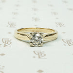 Classic Diamond Solitaire Engagement Ring
