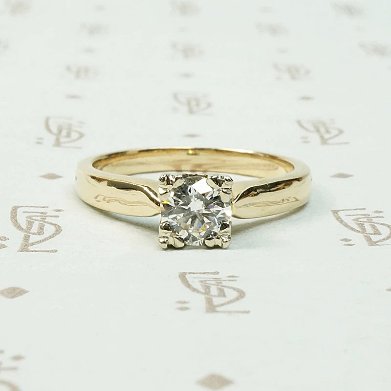 Classic Diamond Solitaire Engagement Ring