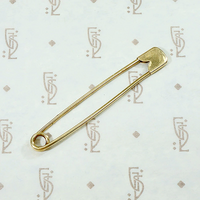 Elegant Edge Antique Gold Safety Pin