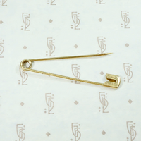 Elegant Edge Antique Gold Safety Pin
