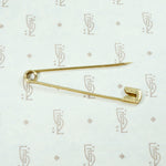 Elegant Edge Antique Gold Safety Pin