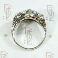 Extraordinary Edwardian/Deco Diamond Ring